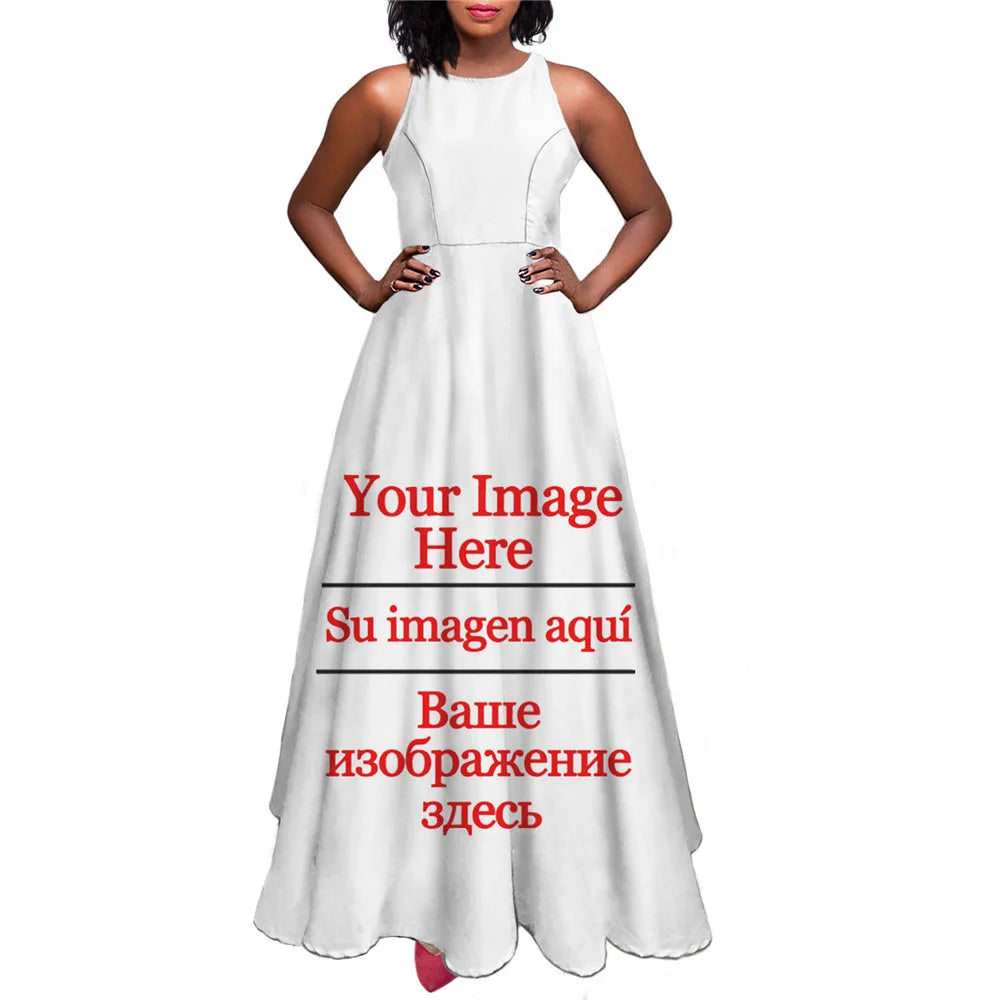2025 Luxury Party Maxi Dresses for Women Haiti Flag Designer Polynesian Sleeveless Ladies Dress Summer Sleeveless Long Sundress
