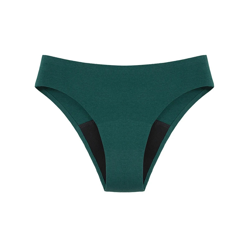 1Pcs Menstrual Briefs For Women Period Cycle Underwear Viscose Bamboo Cotton Panties 4-Layer Absorbent Leakproof Lady Lingerie