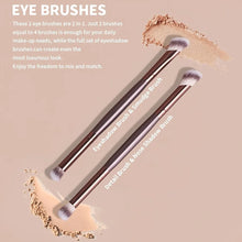 Dual-Ended Makeup Brush Set, 6pcs, Foundation Brush, Concealer Brush, Contour Brush, Beginner-Friendly, No Powder Waste Beauty T