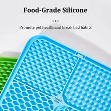 Silicone Pet Licking Mat With Strong Suction Cups Dog Slow Feeder Bowl Anti Choking Slow Food Pad For Dogs Cats Anxiety Relief