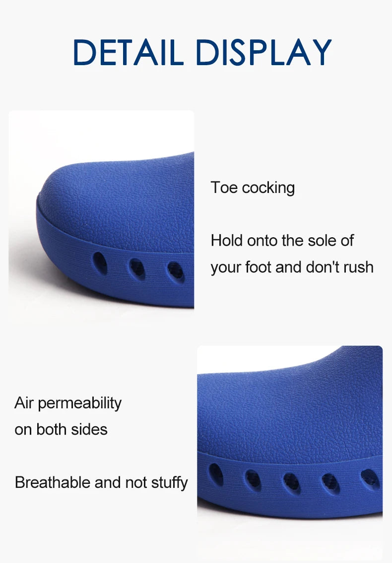 Medical Shoes Clogs with Chip Slot Hospital Foot Wear strap Unisex Wear-Resistant Non-slip High Temperature Disinfection Slipper