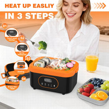 Gison Wireless Electric lunch box 1.5L Capacity 60W Smart Warm lunch box 18000mAh Battery Rechargeable Fast Heating lunch box