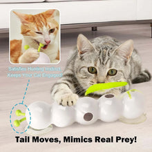 Intelligent Interactive Cat Stick Pro with Prey Tail Replaceable Automatic Swing Caterpillar Motion Activated Teasing Cat Toy