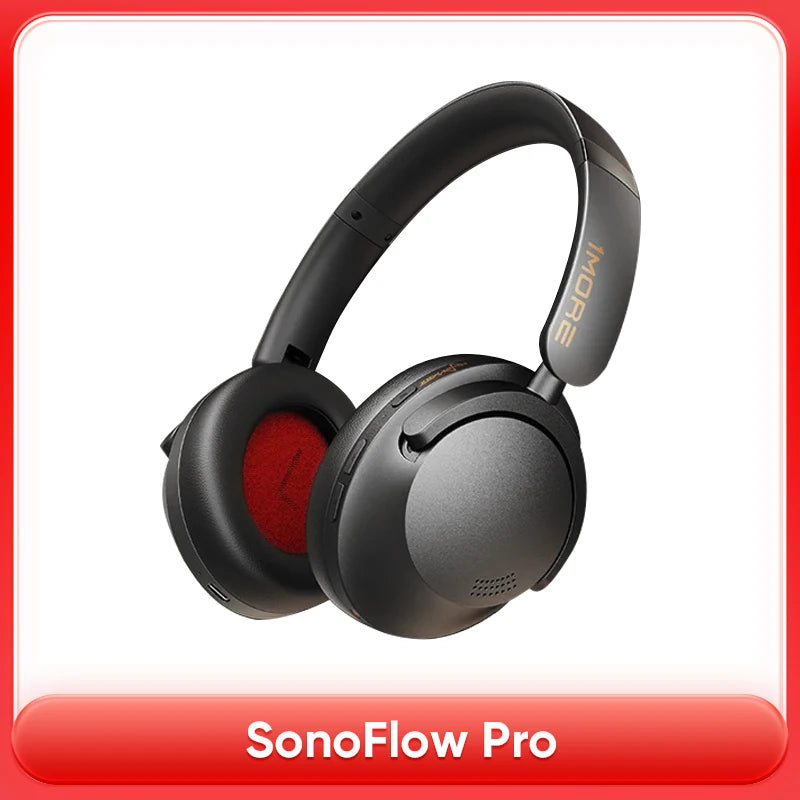 1MORE SonoFlow Pro HQ51 ANC Headphones Bluetooth 5.4 Hi-Res LDAC 40mm DLC Driver 42dB QuietMax ANC 100H Battery Over-Ear Headset