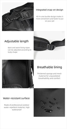 Pet Front Carrier Backpacks Ajustable Hands Free Dog Backpack For Small Mediun Dogs Breathable Cats Outdoor Travel Carrier Bags