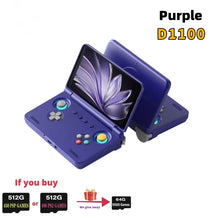Retroid Pocket Flip 2 Retro Handheld Game Console 5.5Inch AMOLED Touch Screen SD865 Android13 Video Game Console 8G+128G PS2 PSP