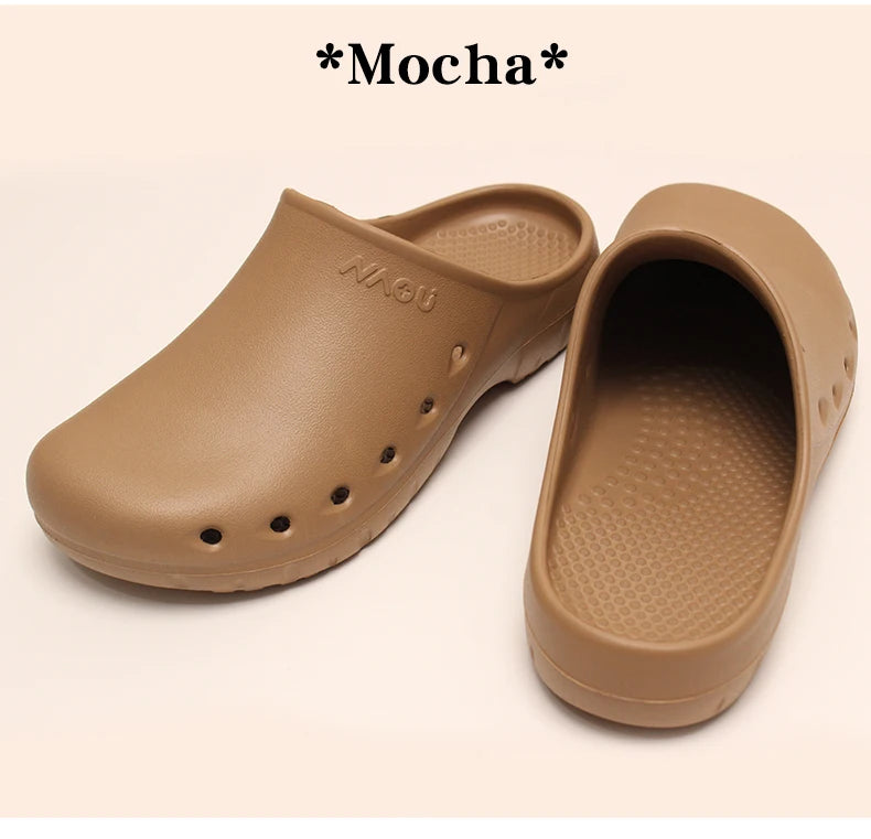 Doctor Scrub Clogs Light Nurse Slippers Medical Shoes Non-slip Dentist Surgical Shoes Soft Pet Hospital Scrub Clogs X09-05