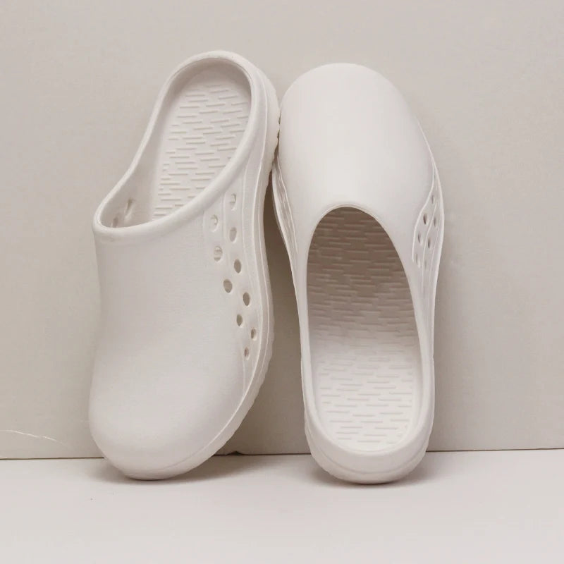 Non-slip Doctor Work Shoes Step-in Medical Clogs Premium Operating Room Shoes EVA Hospital Scrub Clogs Soft Dentist Vet Slippers