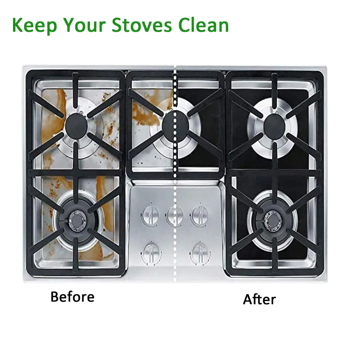 1/4PCS Gas Stove Protector Stovetop Burner Covers Kitchen Accessories Washable Mat Cooker Cover  cooking  stove cover