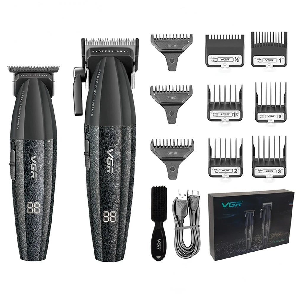 VGR Hair Trimmer Electric Clipper 9000 RPM For Men V640