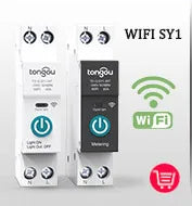 TUYA WIFI Smart Circuit Breaker Energy Meter 1P 16A DIN Rail for Smart Home Wireless Remote Control Smart Switch by APP TONGOU