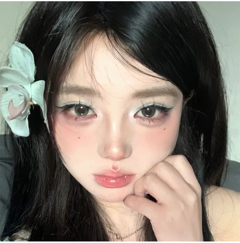 5 Colors Eyeshadow Palette Purple Glitter Pearlescent Matte Eye Shadow Shimmer Makeup Long Lasting Women Beauty Eye Cosmetics