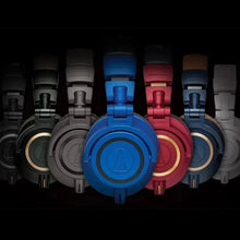 Original Audio-Technica ATH-M50x Professional Studio Monitor Hi-Fi Sound Foldable Design Headphones Over-Ear Wired Headset