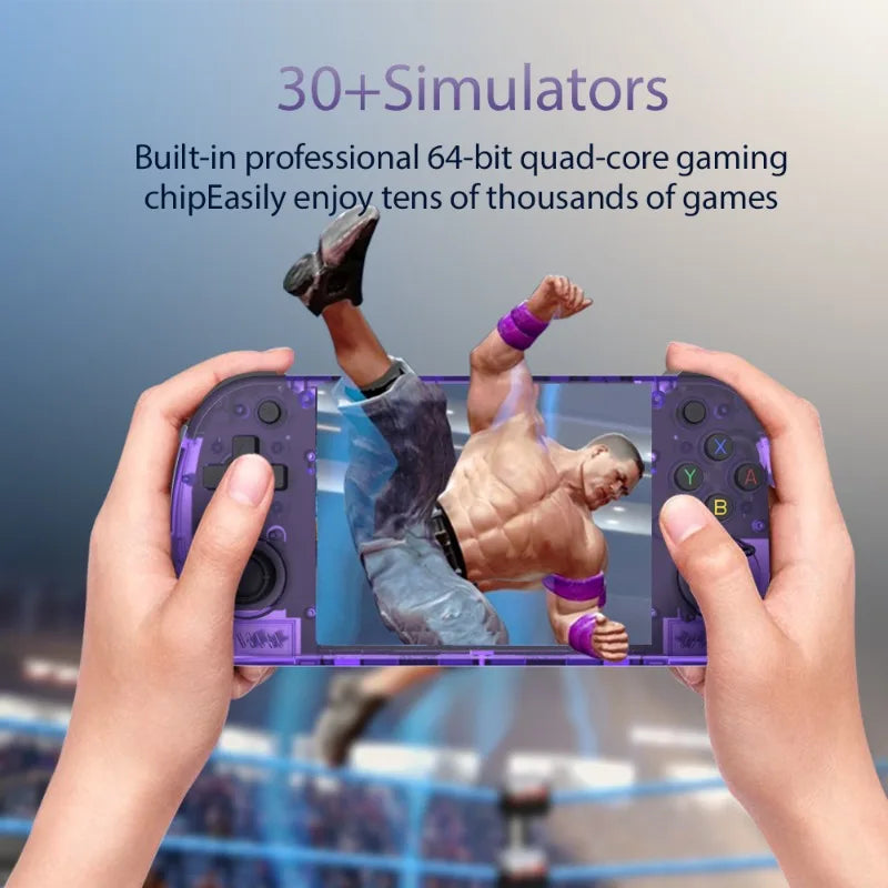 FUNKIDDY Game Console R36H PRO MAX Games Console ARKOS2.0 Handheld Game Console 4.2" 15000+ Games Gaming Player with WiFi
