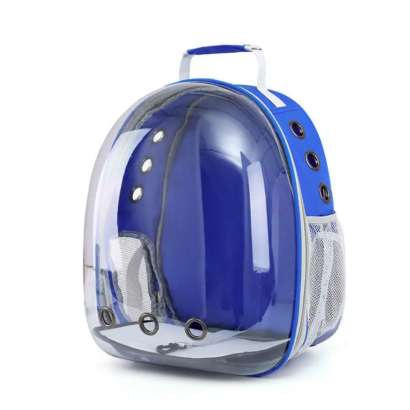 Pet carrying bag space  Space capsule dual-shoulder backpack  Breathable transparent backpack  Cat and dog transportation bag
