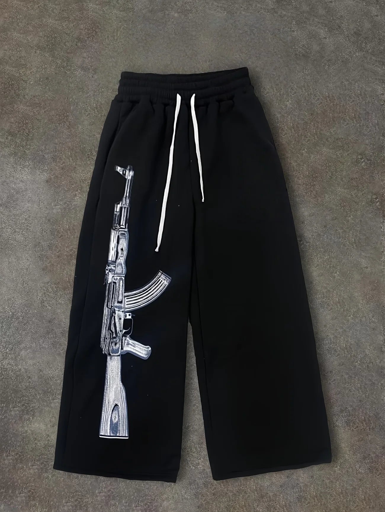 Retro Street Hip Hop Loose Pants Fashionable Cool Printed Casual Sports Pants