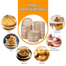 100Pcs Mini Tart Pans for Baking Round Bottom Small Pie Baking Pans Oven Microwave Safe Baking Cups home Kitchen Pastry Supplies