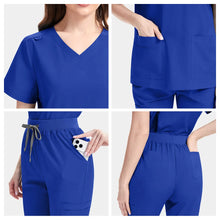 New Slim Fit Women Scrubs Sets Woman Medical Uniforms Nurses Accessories Clinic Beauty Salon Spa Pet Shop Workwear Clothing