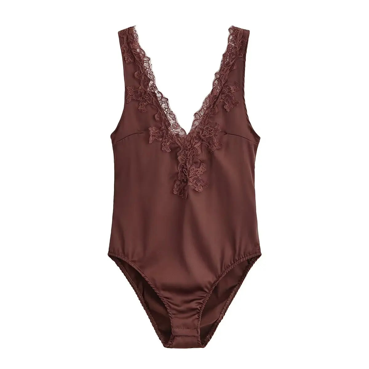 Women's Top Tank 2026 Summer New Unique Fashion Focus Sexy Satin Lace Bodysuit Nightclub Elegant Party Evening Women's Vest