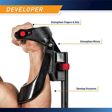 Hand Grip Exerciser Trainer Adjustable Anti-slide Hand Wrist Device Power Developer Strength Training Forearm Arm Gym Equipment