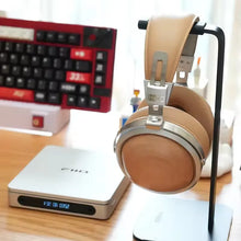 FiiO FT1 Closed-Back Over-Ear Headphone 60mm Dynamic Driver Hi-Res Audio Wired HiFi American Black Wood Ear Cups for Studio