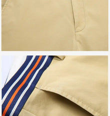 Summer Men's Cotton Golf Shorts Loose Fit Breathable Casual