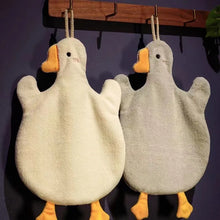 Cartoon Goose Hand Towel for Kitchen Bathroom & Toilet Super Absorbent Quick Dry Hanging Type Hardwearing