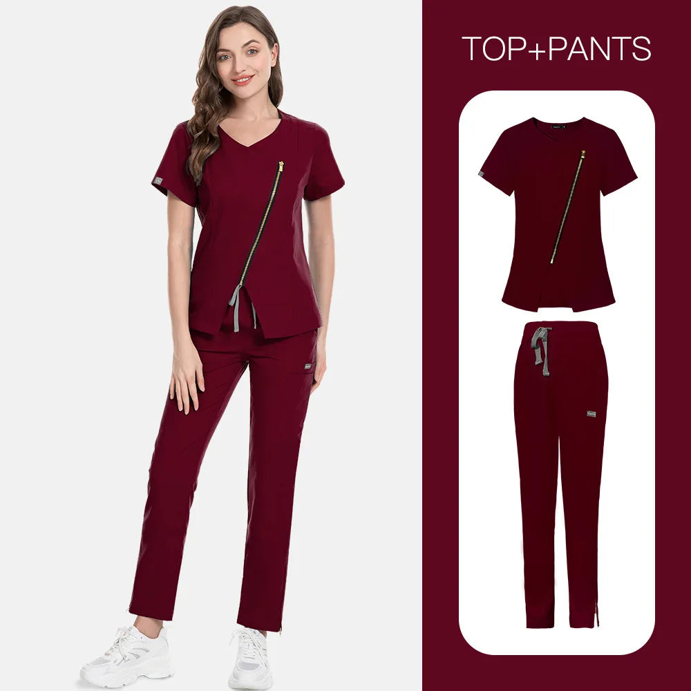 Solid color medical uniforms, beauty salons, SPA clubs, specialized workwear, postpartum care center nursing staff uniforms