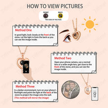 Custom Color Photo Projection Necklace Angel Copper Pendant Titanium Steel Chain 2025 Girlfriend Mom Festival Romantic Gifts