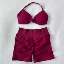 NO Logo Gym impact shorts set Strap Top Women's Long Line Strap Vest Pads Yoga Clothes Fitness Exercise Running Sports Clothes