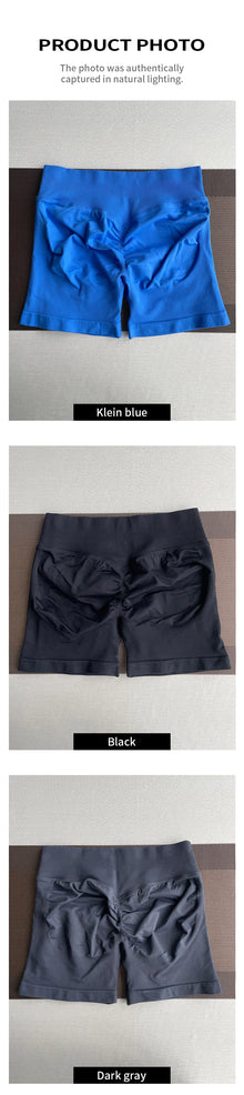 Klein Blue Seamless Shorts Pants For Women Fitness Outfits Yoga Pants Gym Running Bike Wear Leggings Cycling Pants