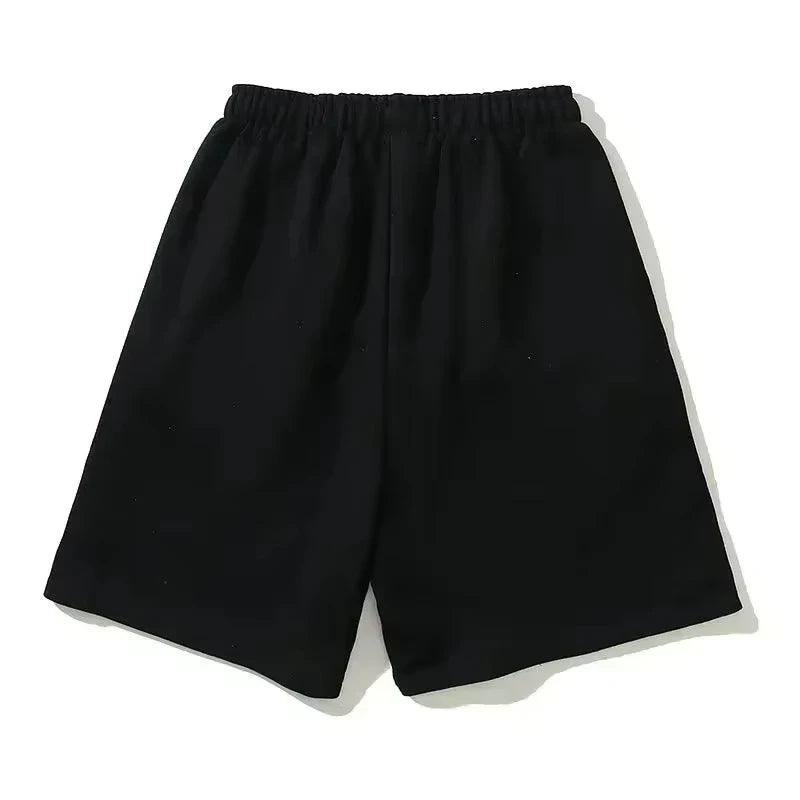 American Clothing Gothic Shorts Men Street Band Singer Hip-hop Rock Shorts Street Hip Hop Fast Dry Breathable Fitness Sports