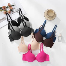 FallSweet 2PCS Cotton Push Up Bra For Women Underwire Bralette  Small Chest A B Cup Seamless Brassiere Breathable Underwear