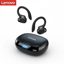 Lenovo Sports Wireless Headphones BT 5.3 over Ear Ture Buds with Earhooks Waterproof Sports Earphones Running in-Ear Headset