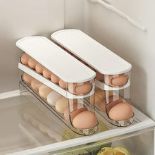 Boîte de rangement pour œufs à 4 niveaux, distributeur automatique à échelle pour réfrigérateur