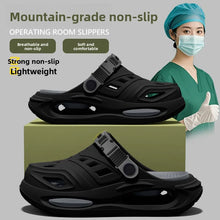 Men's Special Arch Support Hole Hole Shoes Summer Outdoor Wear Long Standing Not Tired Foot Anti-Slip Deodorant Slippers