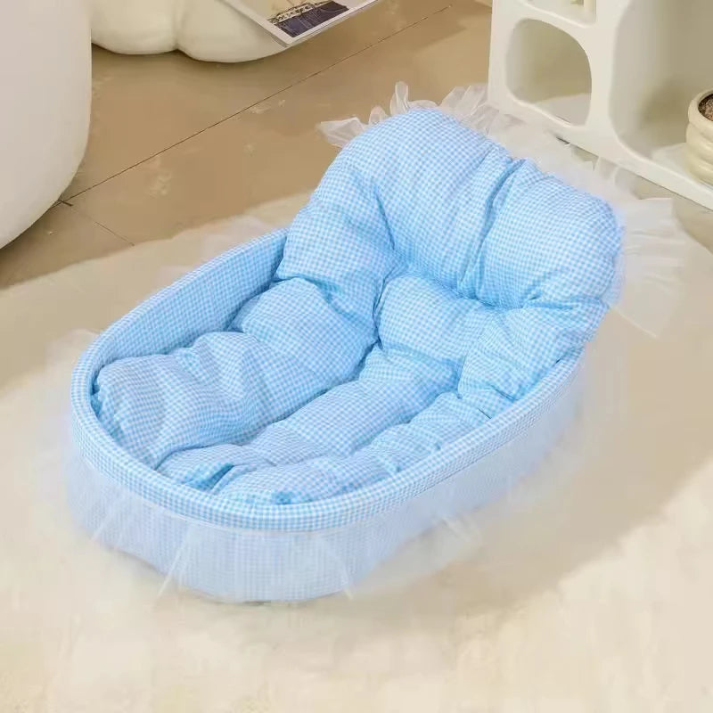 1pc Cute Princess Cat Litter All Seasons Universal Non Sticky Mat Pet Sofa Dog Bed Small And Medium Cats And Dogs Pet Supplies