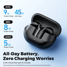 SOUNDPEATS Air6 HS Wireless Earbuds, Bluetooth 6.0 Headphones with 13mm Triple-Magnet Driver, LDAC Hi-Res Audio,Immersive Sound