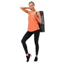 Women Quick Dry Yoga Tank Top Loose Fit Sports Tee
