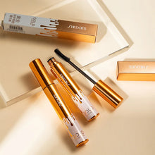 Thick Curly Eye Black Waterproof Non Smudging Slim Durable And Makeup Free Eye Black Gold Color Mascara