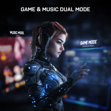 EKSA 2.4GHz Wireless Gaming Headphones With Mic USB/Type C Ultralight Foldable Over-Ear Bluetooth Headset Gamer For PC/PS5/Xbox