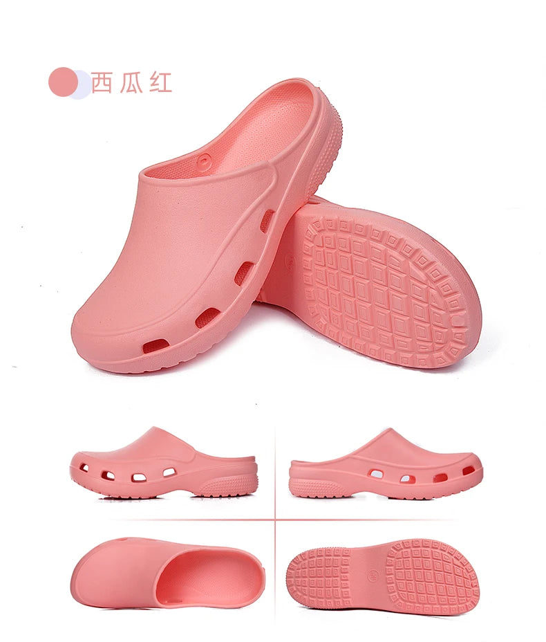 Medical Scrub Clogs Nurse Garden Shoes Arch Support House Slippers Sandals Breathable Slip On Indoor Outdoor Doctor Clogs X03
