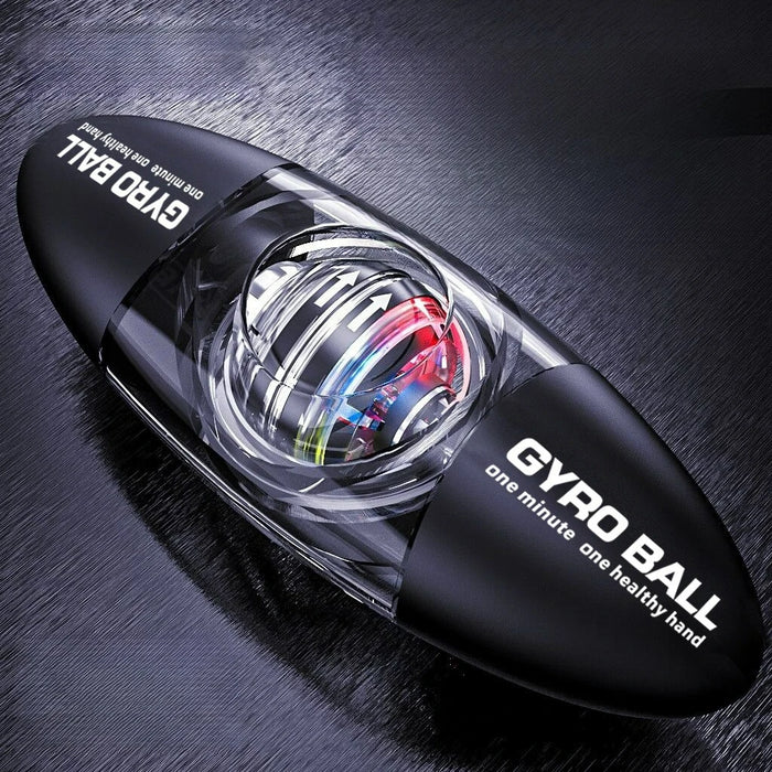 Autostart Gyro Power Ball with Color LED Light Hand Strengthener Wrist Exerciser for Grip Strength Muscle Relaxation Gyroscope
