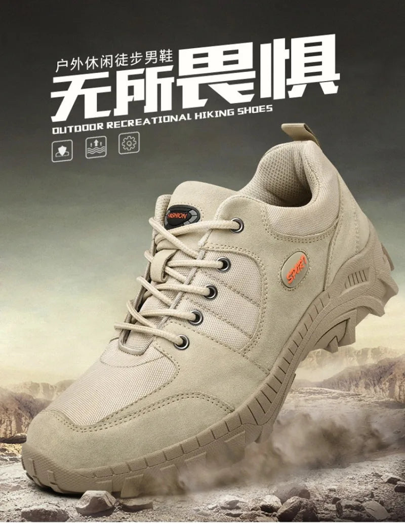Large Size Men's Hiking Shoes Hiking and Off-road Outdoor Shoes Low Top Wear-resistant,anti Slip Sneakers Men Zapatos Casuales