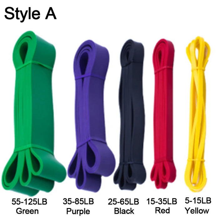 2 Style Resistance Bands Exercise Bands Pull Up Assist Bands Powerlifting Bands For Men And Women Fitness Training Home Workouts