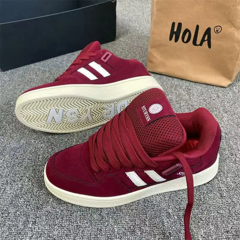 Skate Sneakers Man's New Man Skateboard Bread Shoes Retro National Trend Sport Shoe Wind Board Women Sneaker Y2k
