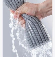 Collodion Mop Foldable Water Free Hand Washing Squeeze Cotton Head Replace Home Tiles Wood Household Cleaning Wringer Mopping