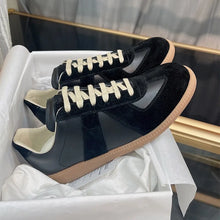 Retro GAT Sneakers Handmade Genuine Leather German Army Trainers Luxury Soft Flat Casual Shoes Men Women Spring Autumn Walking