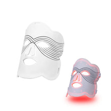 SAIDI Home Use Silicone LED Mask with Red Light Therapy 630nm 830nm Infrared Facial Mask Wearable Device US Plugs Pain Relief