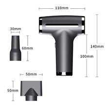 HOMEFISH 4 in 1 Wireless Hair Dryer Portable USB Rechargeable Negative Ions Blow Dryer Electric Air Duster Blower